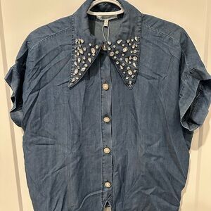 Pastels Light Blue Casual Shirt